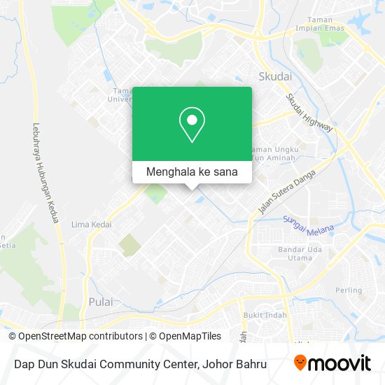 Peta Dap Dun Skudai Community Center