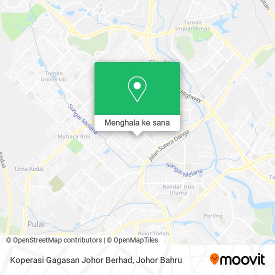 Peta Koperasi Gagasan Johor Berhad
