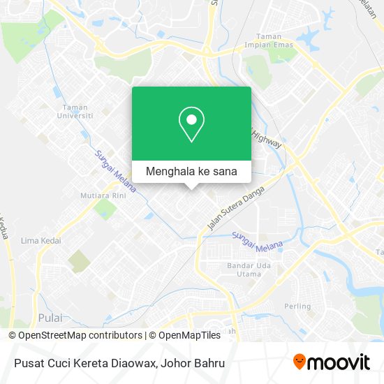 Peta Pusat Cuci Kereta Diaowax