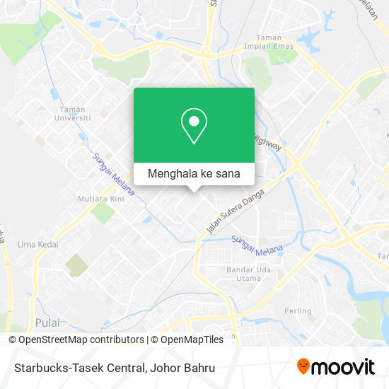 Peta Starbucks-Tasek Central