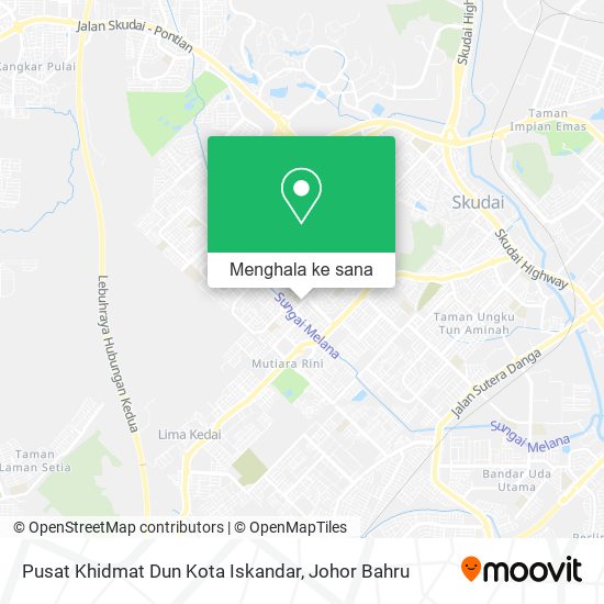 Peta Pusat Khidmat Dun Kota Iskandar