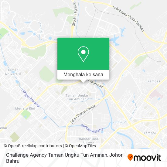 Peta Challenge Agency Taman Ungku Tun Aminah