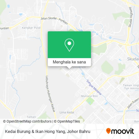Peta Kedai Burung & Ikan Hong Yang