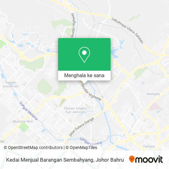 Peta Kedai Menjual Barangan Sembahyang