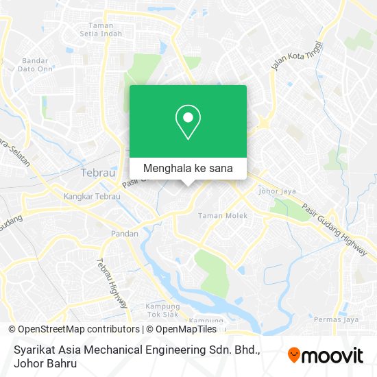 Peta Syarikat Asia Mechanical Engineering Sdn. Bhd.