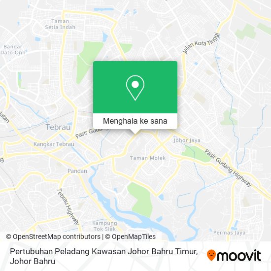 Peta Pertubuhan Peladang Kawasan Johor Bahru Timur