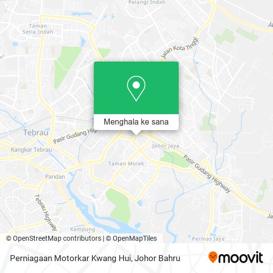 Peta Perniagaan Motorkar Kwang Hui