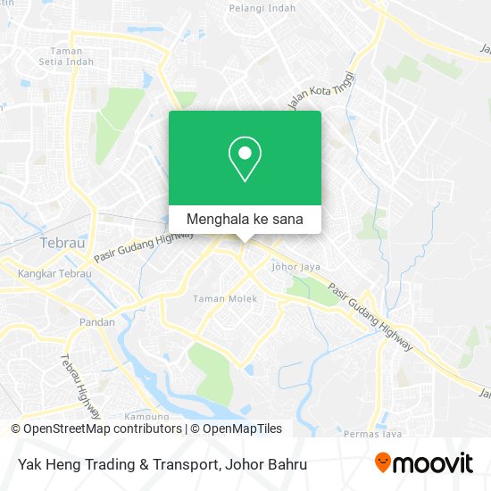 Peta Yak Heng Trading & Transport