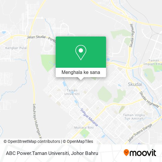 Peta ABC Power.Taman Universiti