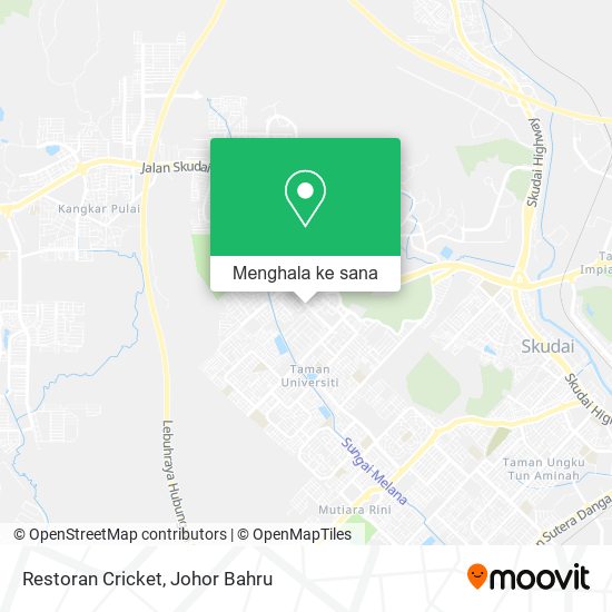 Peta Restoran Cricket
