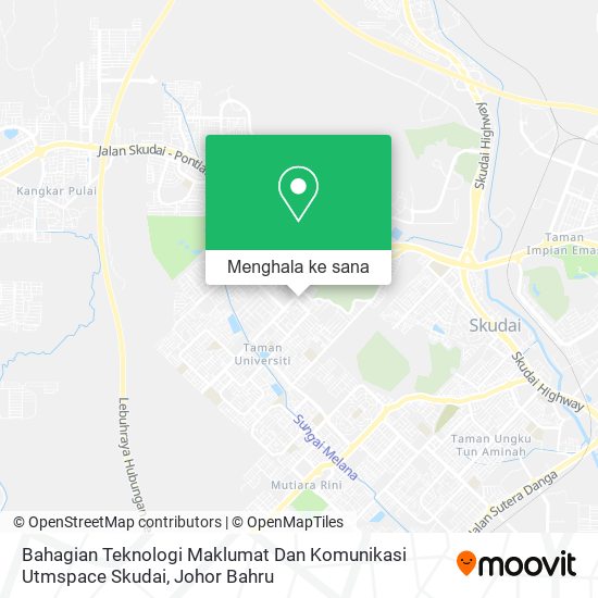 Peta Bahagian Teknologi Maklumat Dan Komunikasi Utmspace Skudai