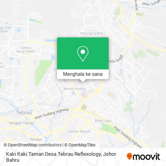 Peta Kaki Kaki Taman Desa Tebrau Reflexology
