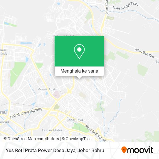Peta Yus Roti Prata Power Desa Jaya
