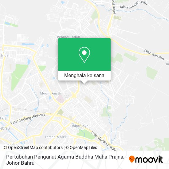 Peta Pertubuhan Penganut Agama Buddha Maha Prajna