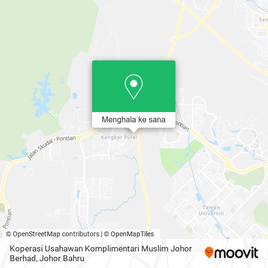 Peta Koperasi Usahawan Komplimentari Muslim Johor Berhad