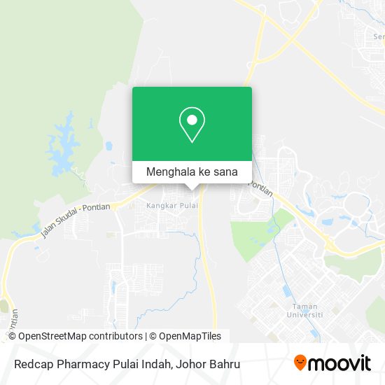 Peta Redcap Pharmacy Pulai Indah