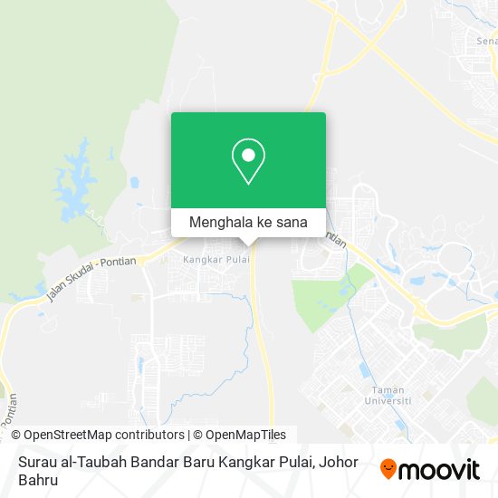 Peta Surau al-Taubah Bandar Baru Kangkar Pulai