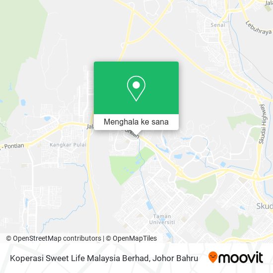 Peta Koperasi Sweet Life Malaysia Berhad