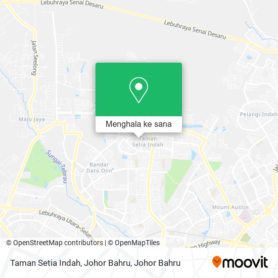 Peta Taman Setia Indah, Johor Bahru