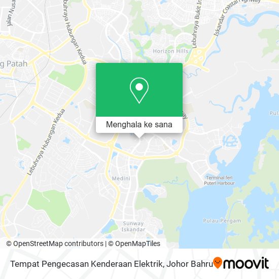 Peta Tempat Pengecasan Kenderaan Elektrik