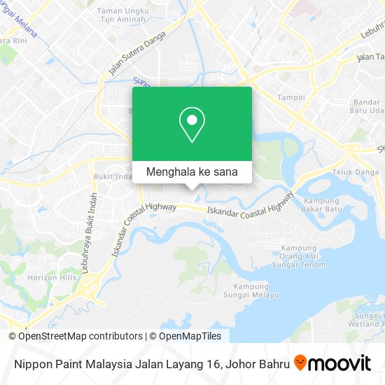 Peta Nippon Paint Malaysia Jalan Layang 16
