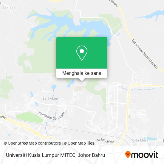 Peta Universiti Kuala Lumpur MITEC