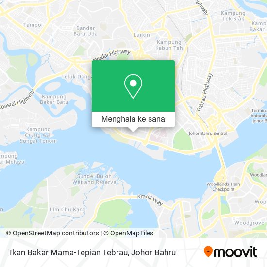 Peta Ikan Bakar Mama-Tepian Tebrau