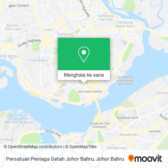 Peta Persatuan Peniaga Getah Johor Bahru