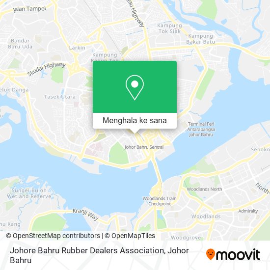Peta Johore Bahru Rubber Dealers Association