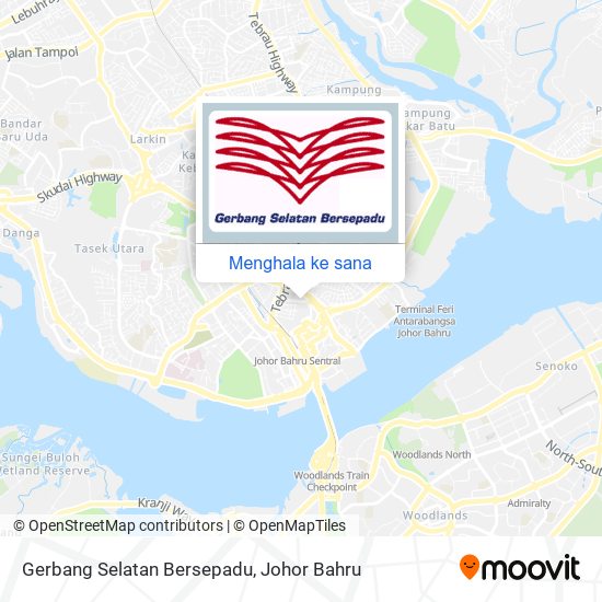 Peta Gerbang Selatan Bersepadu