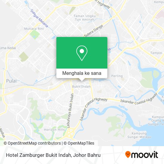 Peta Hotel Zamburger Bukit Indah