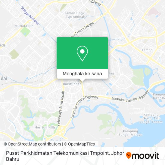 Peta Pusat Perkhidmatan Telekomunikasi Tmpoint