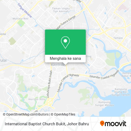 Peta International Baptist Church Bukit