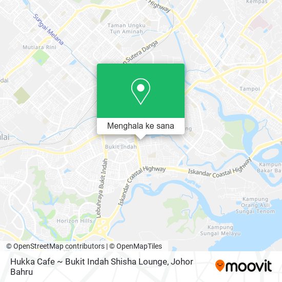 Peta Hukka Cafe ~ Bukit Indah Shisha Lounge