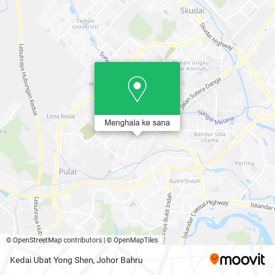 Peta Kedai Ubat Yong Shen