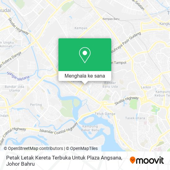 Peta Petak Letak Kereta Terbuka Untuk Plaza Angsana