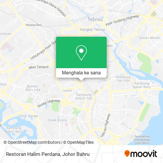 Peta Restoran Halim Perdana