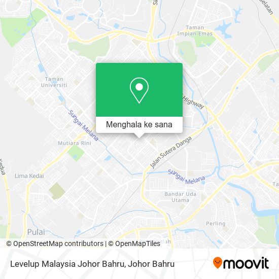 Peta Levelup Malaysia Johor Bahru