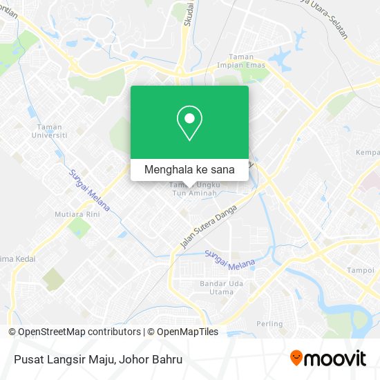 Peta Pusat Langsir Maju
