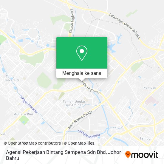 Peta Agensi Pekerjaan Bintang Sempena Sdn Bhd