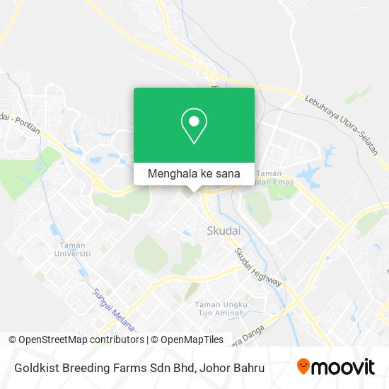 Peta Goldkist Breeding Farms Sdn Bhd