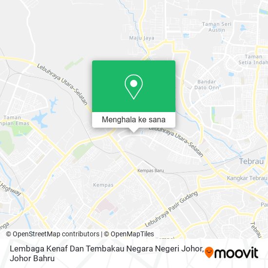 Peta Lembaga Kenaf Dan Tembakau Negara Negeri Johor