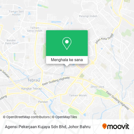 Peta Agensi Pekerjaan Kujaya Sdn Bhd