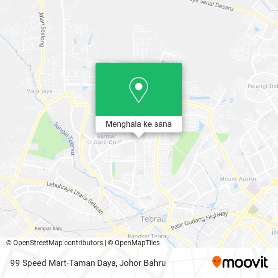 Peta 99 Speed Mart-Taman Daya