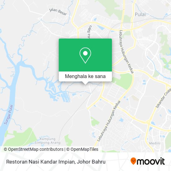 Peta Restoran Nasi Kandar Impian