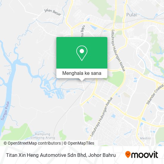 Peta Titan Xin Heng Automotive Sdn Bhd