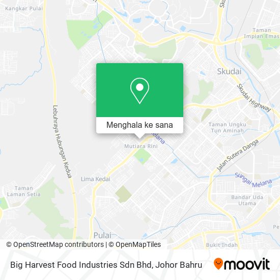 Peta Big Harvest Food Industries Sdn Bhd