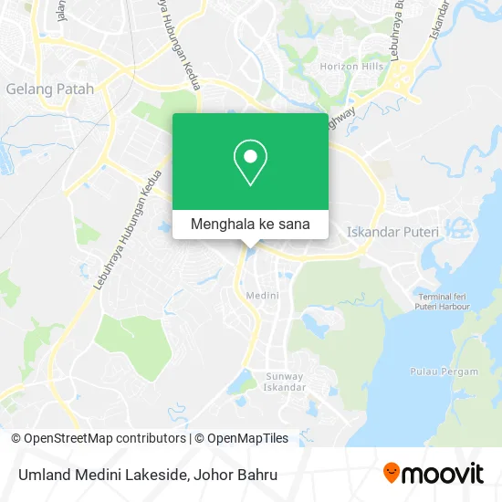 Peta Umland Medini Lakeside