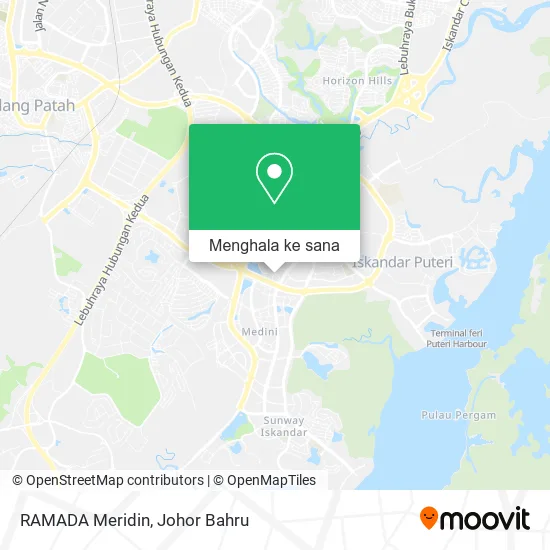 Peta RAMADA Meridin