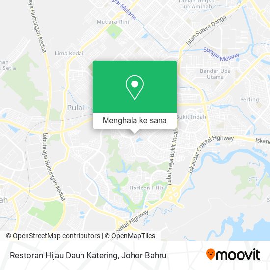 Peta Restoran Hijau Daun Katering